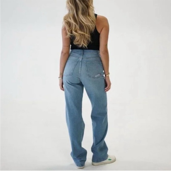 DJERF AVENUE straight leg high waisted size 25 - Picture 2 of 9